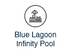 VB - Forest Castle: blue logoon infinity pool